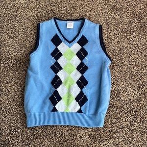 Gymboree sweater vest boys size 5